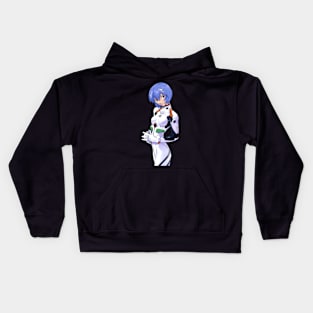 Rei Ayanami Plugsuit Kids Hoodie